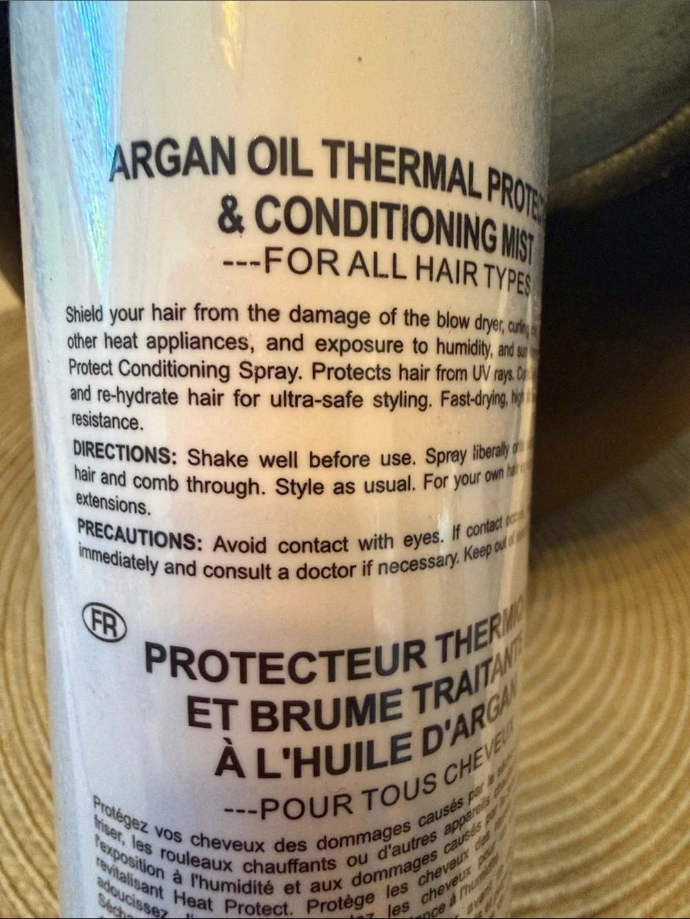 Yellow 15 C Argan Oil Thermal Protector & Conditioning Mist Sealed 8.45 Oz.